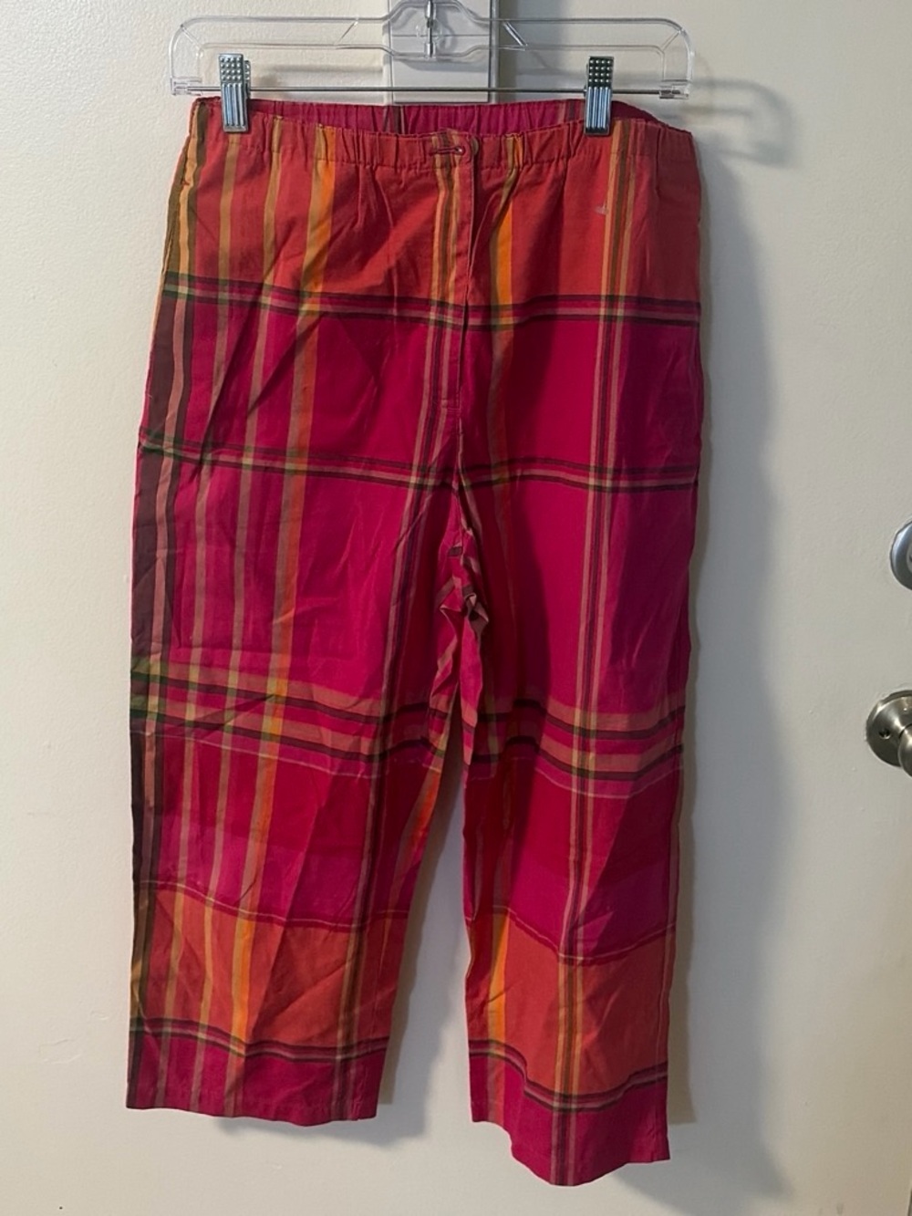 Liz Claiborne Pink and Orange Plaid Kids' Bottoms